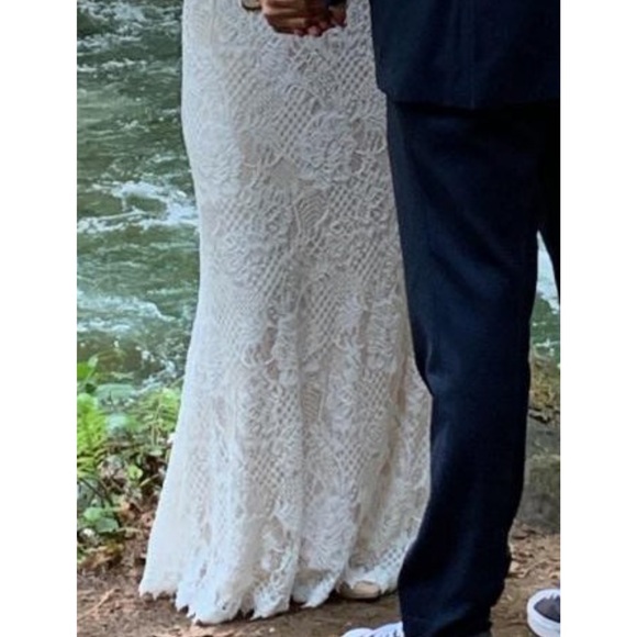 BHLDN Tenley Size 14 (street 10) Wedding dress - Picture 3 of 9